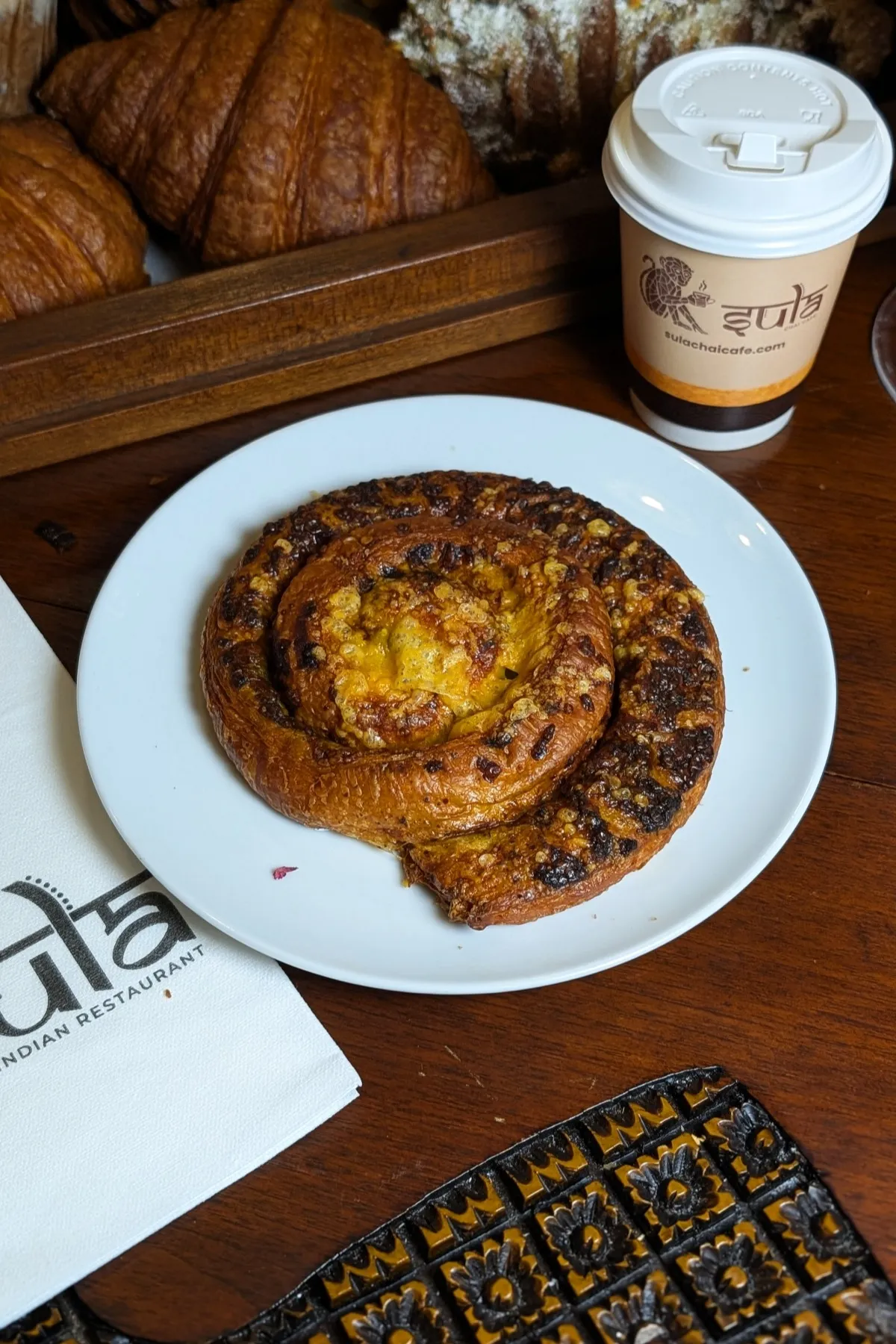 Herb Chutney Cheese Croissant