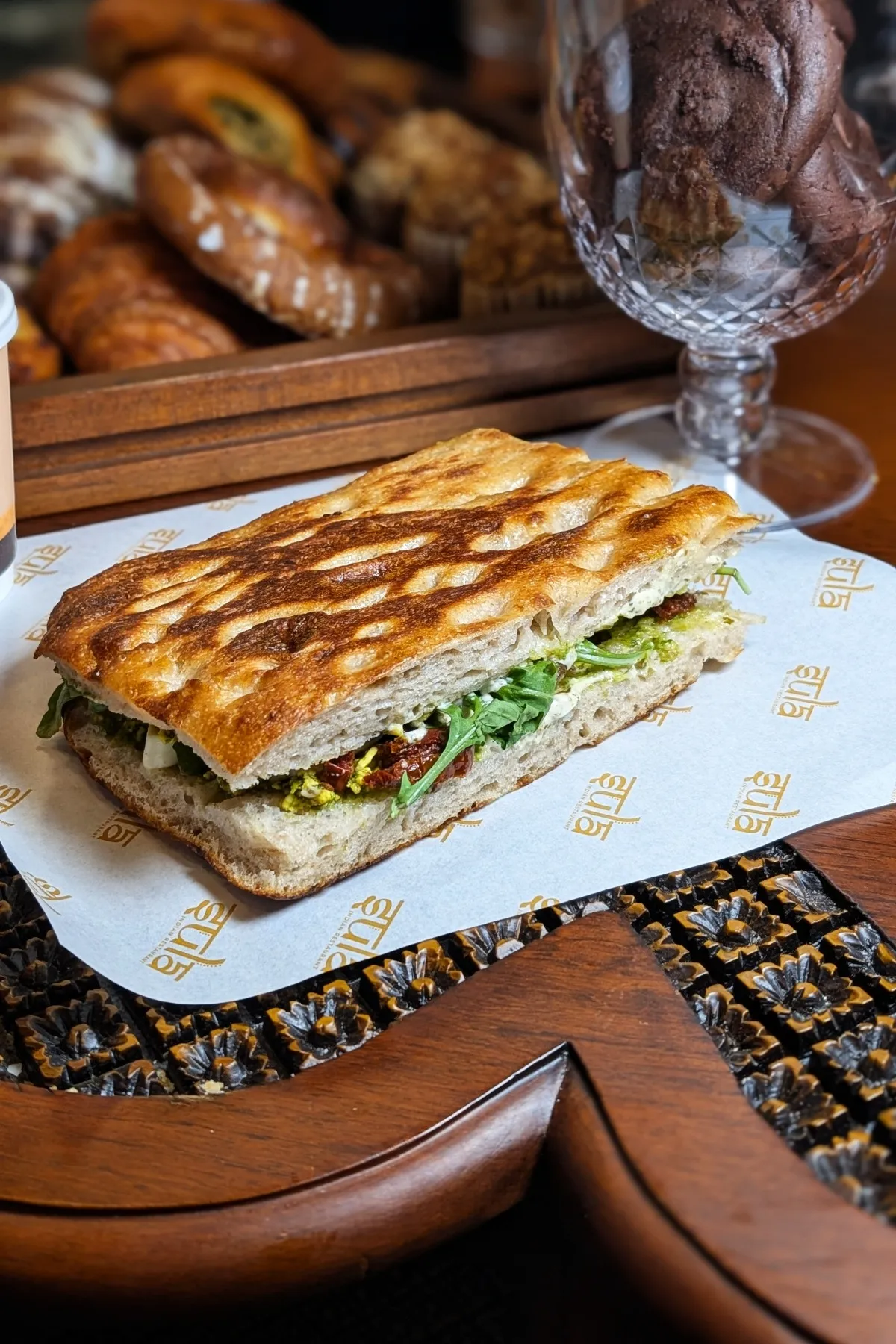 Chimichurri Paneer Panini
